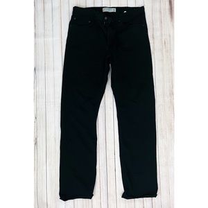 Wrangler Black Straight Fit Pants 34x34